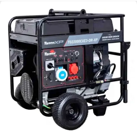 Gerador a gasolina TOYAMA 22KVA trifásico.