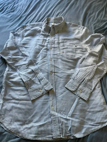 Camisa em linho Tamberland TAM GR listrada