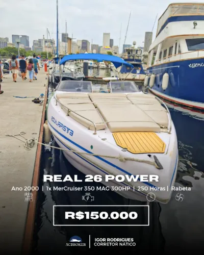 REal 26 POEWR PRONTA PARA NAVEGAR 