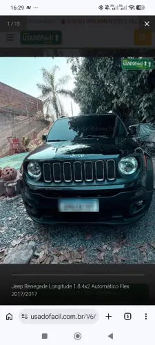 Jeep Renegade Longitude 1.8 4X2 Flex 16V Aut. 2017