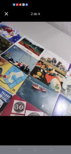 Coleção de cartões telefônico