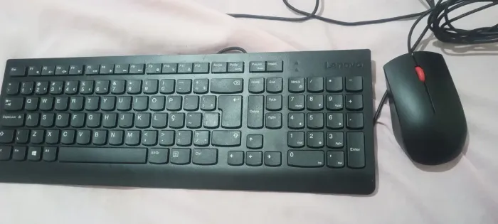 Mouse e teclado Lenovo ( qualidade e excelente)