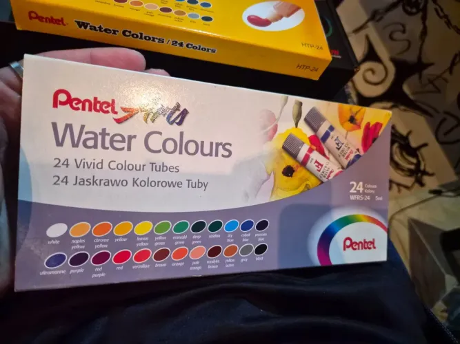 Aquarela 24 cores pentel