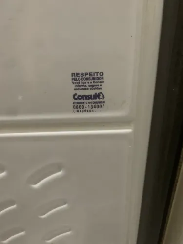 Freezer vertical funcionando