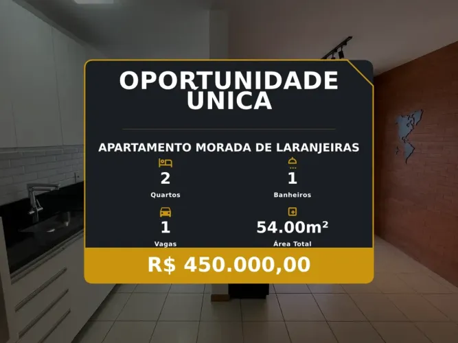Oportunidade: Apartamento 2 Quartos em Morada de Laranjeiras
