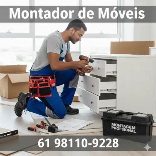 Guarda roupa Móveis MONTAGEM 61.Montador