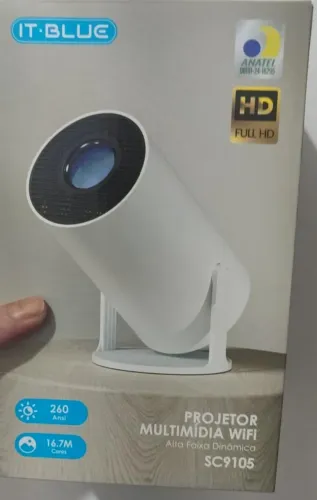 Projetor multimídia Wi-Fi it blue
