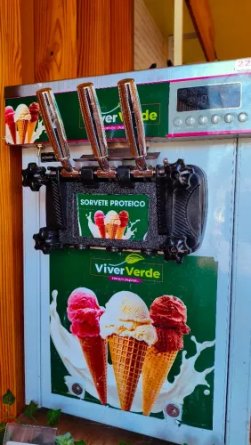 Máquina de Sorvete Expresso Italiano 3 Bicos Profissional