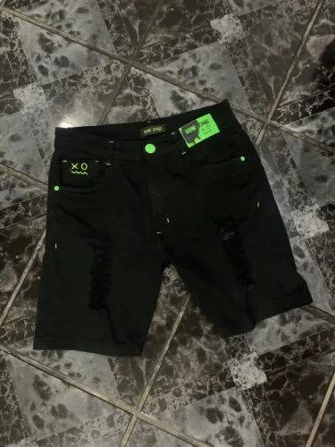 Bermuda jogador brow jeans