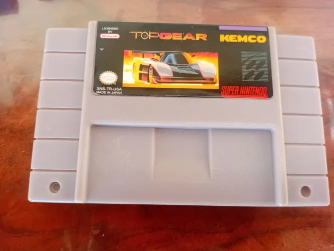 Top Gear para Super Nintendo  classico