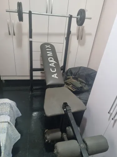 Banco de supino com alter de 20 kg