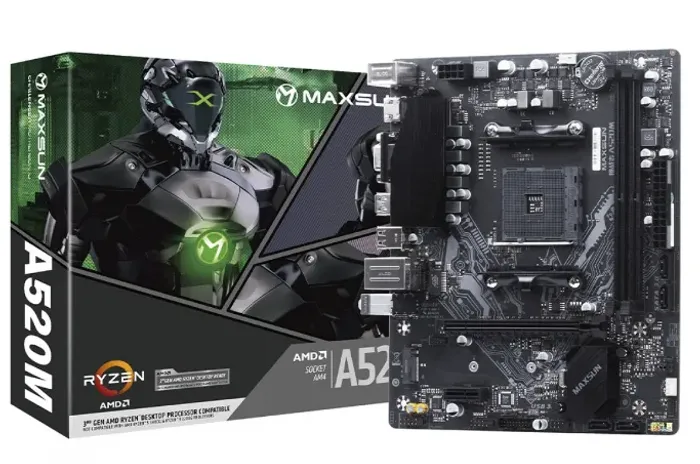 Placa Mãe MAXSUN A520M MS-Challenger, Chipset A520, AMD AM4, mATX, DDR4