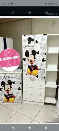 GUARDA ROUPA + CÓMODA PERSONALIZADAS 