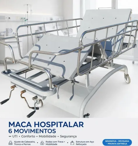 Maca hospitalar UTI de 6 movimentos semi nova pouco usada funcionando tudo !