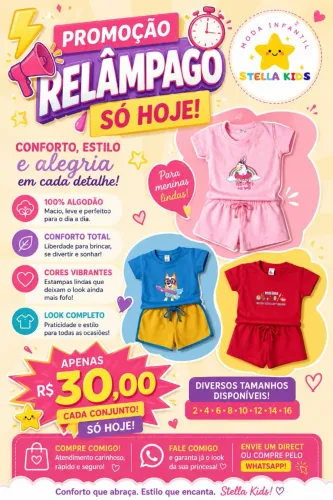 Conjunto Infantil menina 30,00