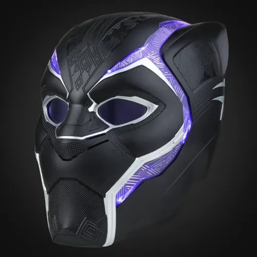 Capacete oficial Pantera negra eletrônico Hasbro