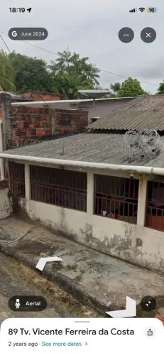 Casa 3 quartos 1 banheiro, sala e varanda terreno de 60 metros