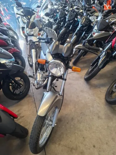 HONDA CG TITAN 150 KS 2008 PRATA SHALON VEICULOS CARIACICA