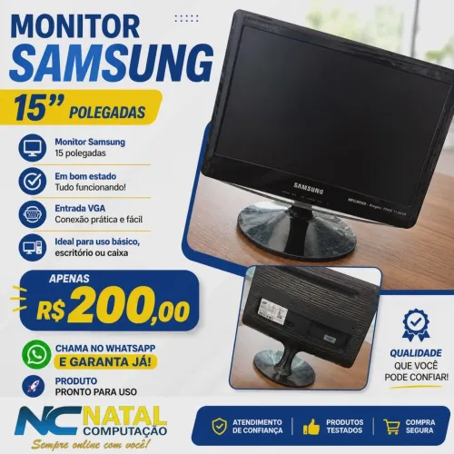Monitor 15 polegadas 
