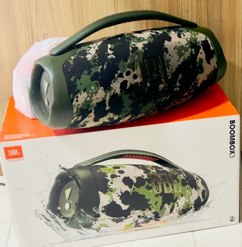JBL Boombox 3 Camuflada - Parcelo no cartão