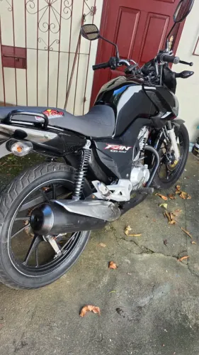 Honda fan 160 preta