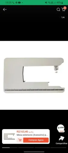 Mesa extensora para máquinas de Costura brother.