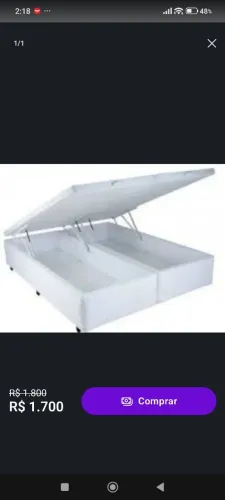 Box baú queen size branco