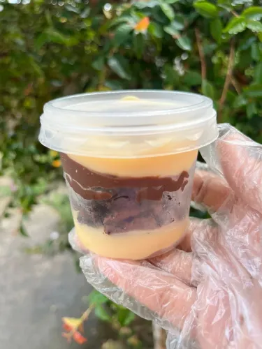 Escondidinho de Brownie