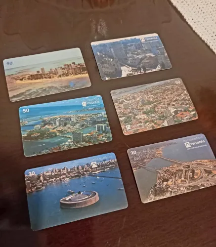 Cartão Telefônico Telebras Séries: Parques Nacionais e Estados Brasileiros