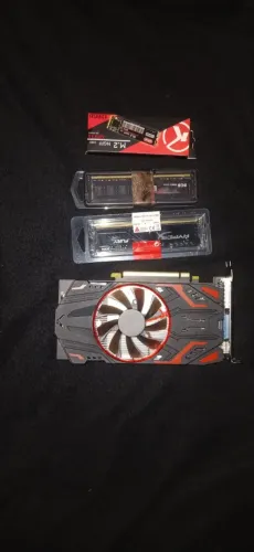Kit PC - SSD 128GB + 2 Memórias RAM + Placa de Vídeo