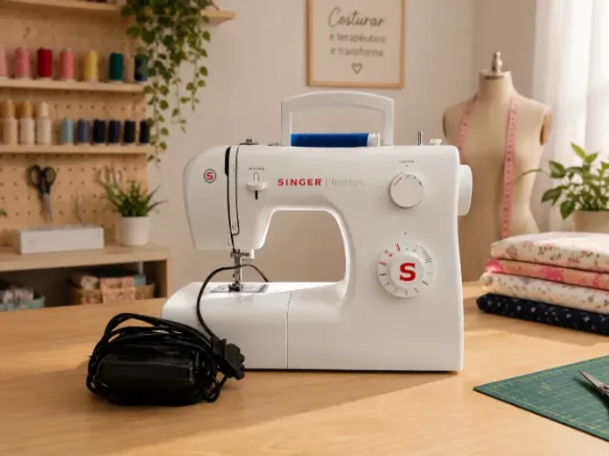 Máquina Costura Singer Tradition 2250 9 Pontos Branco 220V