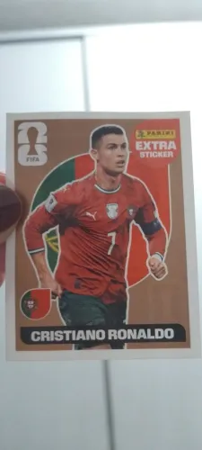 FIGURINHA EXYRA DO CRISTIANO RONALDO BRONZE