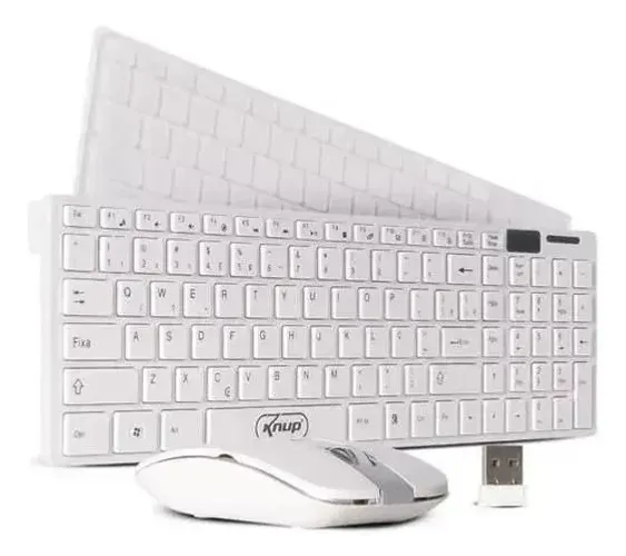 Kit Teclado e Mouse Sem fio - Wireless/ Bluetooth