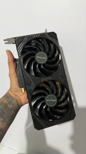 Placa de vídeo 3D RTX 3070ti 8GB 1-Click OC Galax