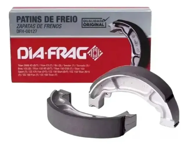 Lona De Freio Patim De Freio Cg Titan 125 150 160 Diafrag