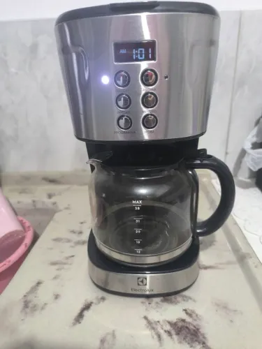 Cafeteira eletrolux com timer e despertador