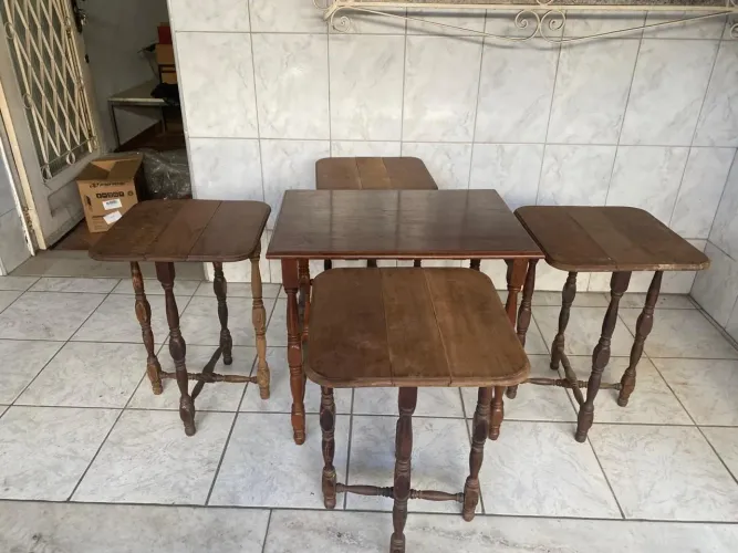 Mesa mãe c/ 4 banqueta