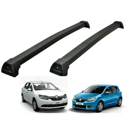 Rack de Teto Sandero 2008 a 2014 Sports Preto LONG LIFE