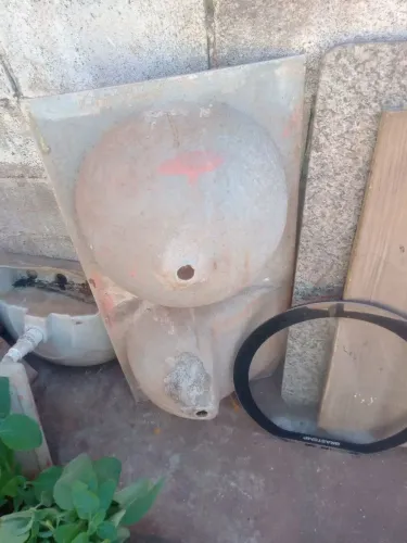 Tanque de lavar roupa + pia 