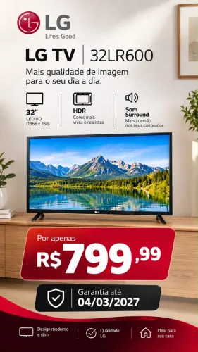 SMART TV LG 32 POLEGADAS