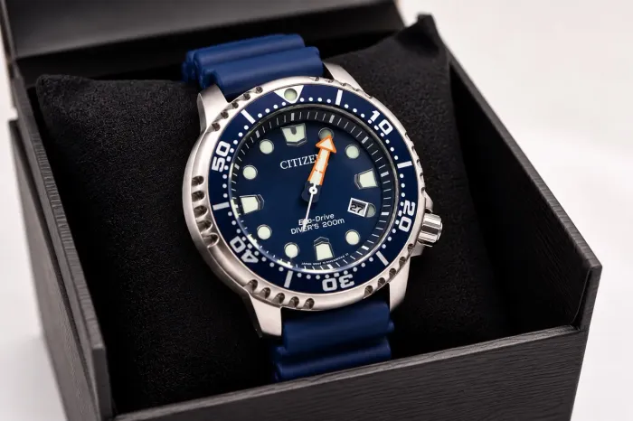 Citizen Promaster Diver BN0151-17L Eco-Drive 200m 44 mm de caixa Azul NOVO na Caixa