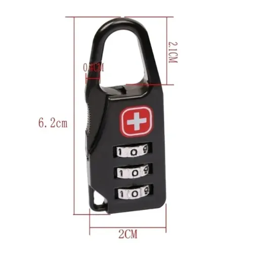 Cadeado com senha para armário de academia locker bolsa e mochila