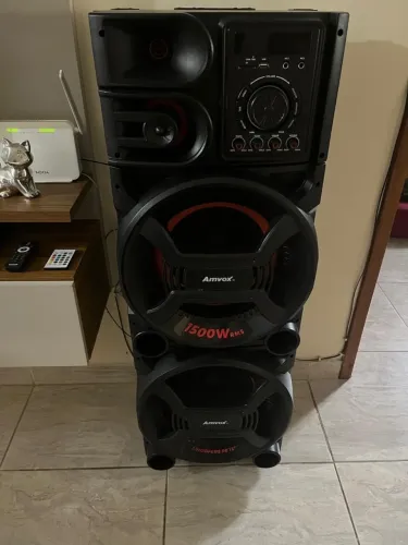 Caixa de som amvox 1500 W