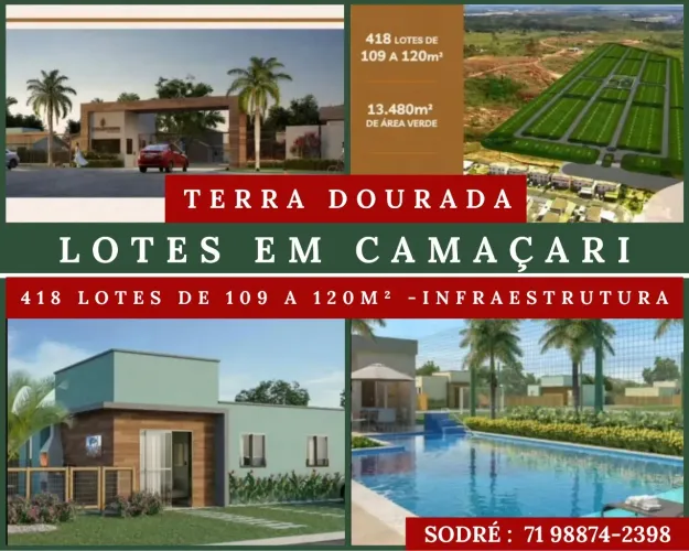 Terra Dourada Parque Loteamento Residencial em: Camaçari Odebrecht