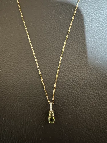 Corrente Vivara em ouro 18 + Pingente cravado de Diamantes.