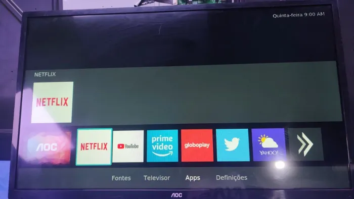 Vendo tv smart AOC 43 polegadas funcionando perfeitamente