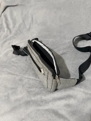 Pochete cinza