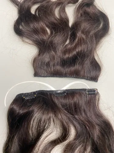 Cabelo 100% Humano Tic Tac ,2 Telas