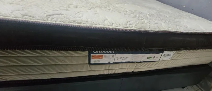 Cama queem  ortobom superpocket duo visco 