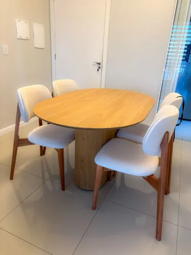 Mesa de MDF Freijó/ Medidas Personalizadas / Envio para todo Brasil